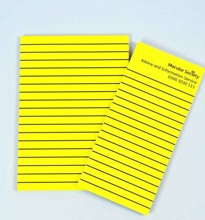 Yellow Writing Pads 1