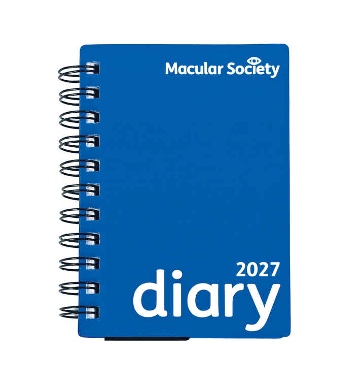 Blue 2027 Diary Cover