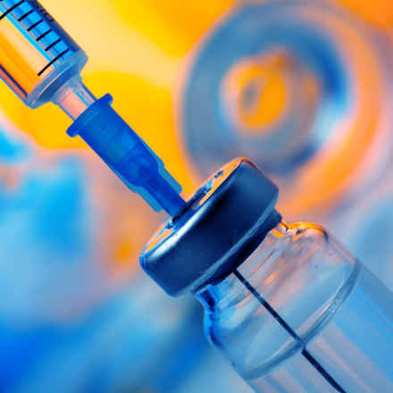 Drug Vial close up