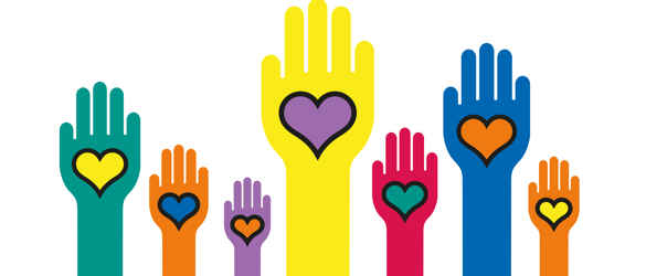 Hands up image