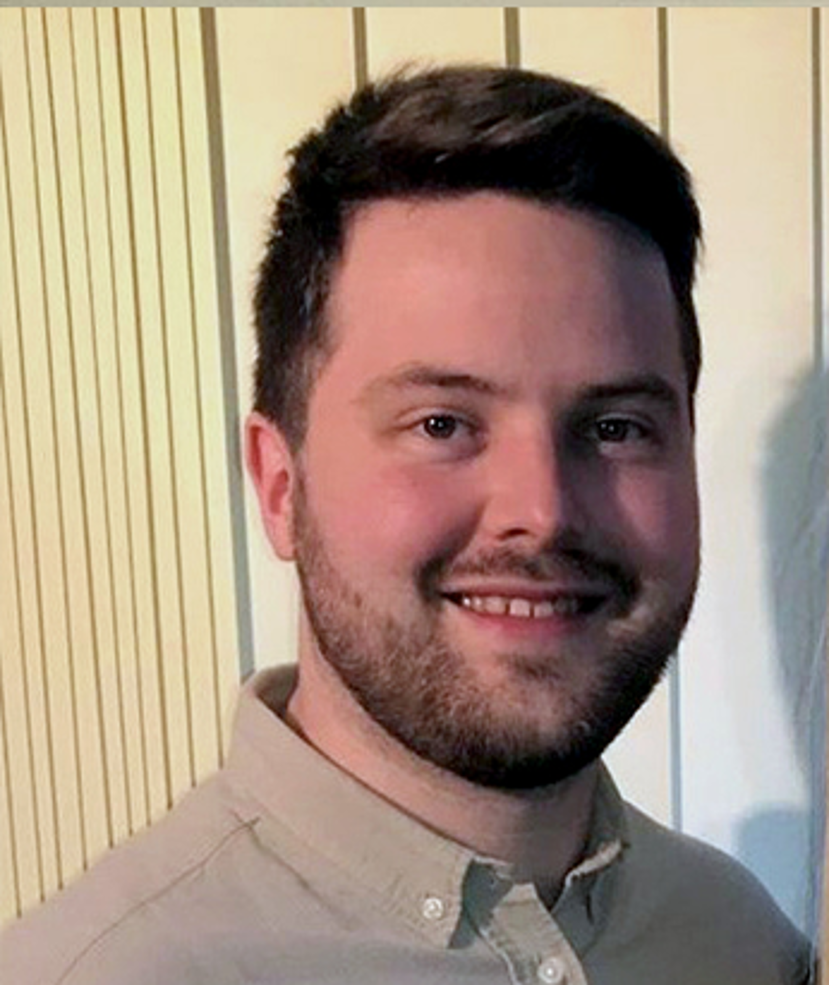 Jack Jones smiling