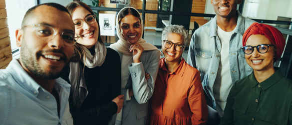 Volunteer Group smiling