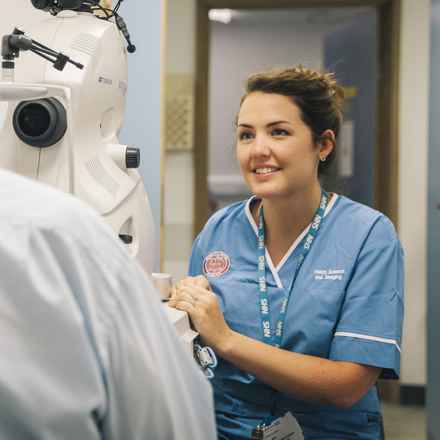 nurse in clinic
