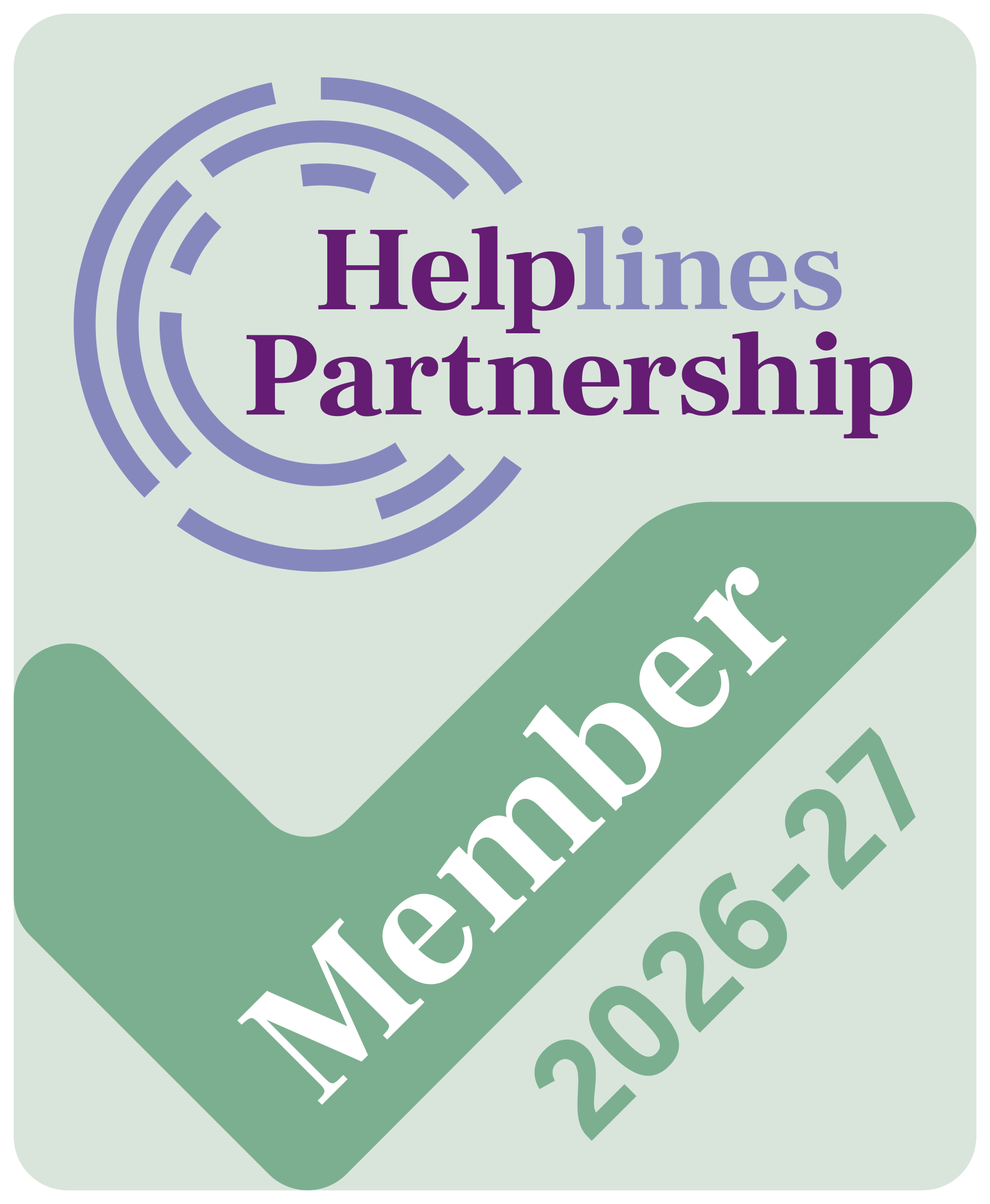 Helplines Partnership Members logo 2026-27