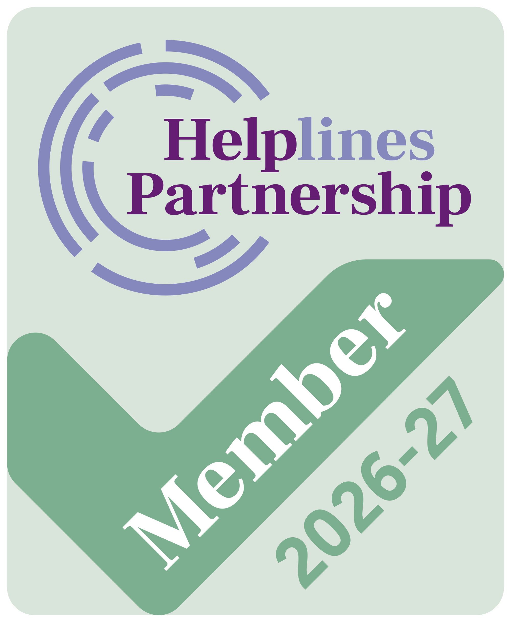 Helplines Partnership Members logo 2026-27