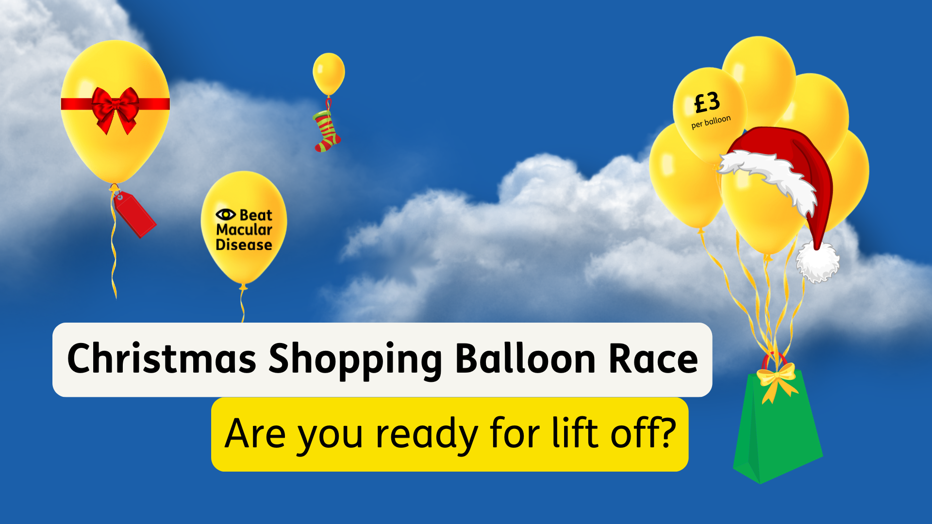 Christmas Shopping Balloon Race (virtual) primary image