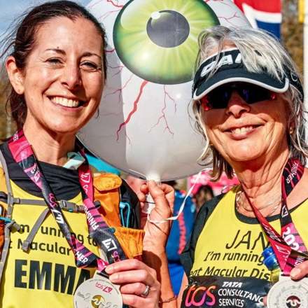 London Marathon two women