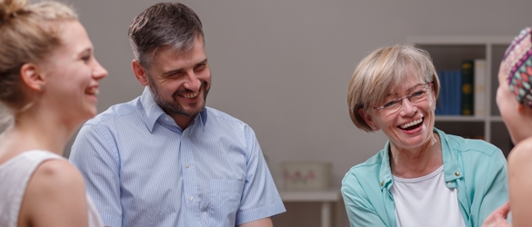 People laughing