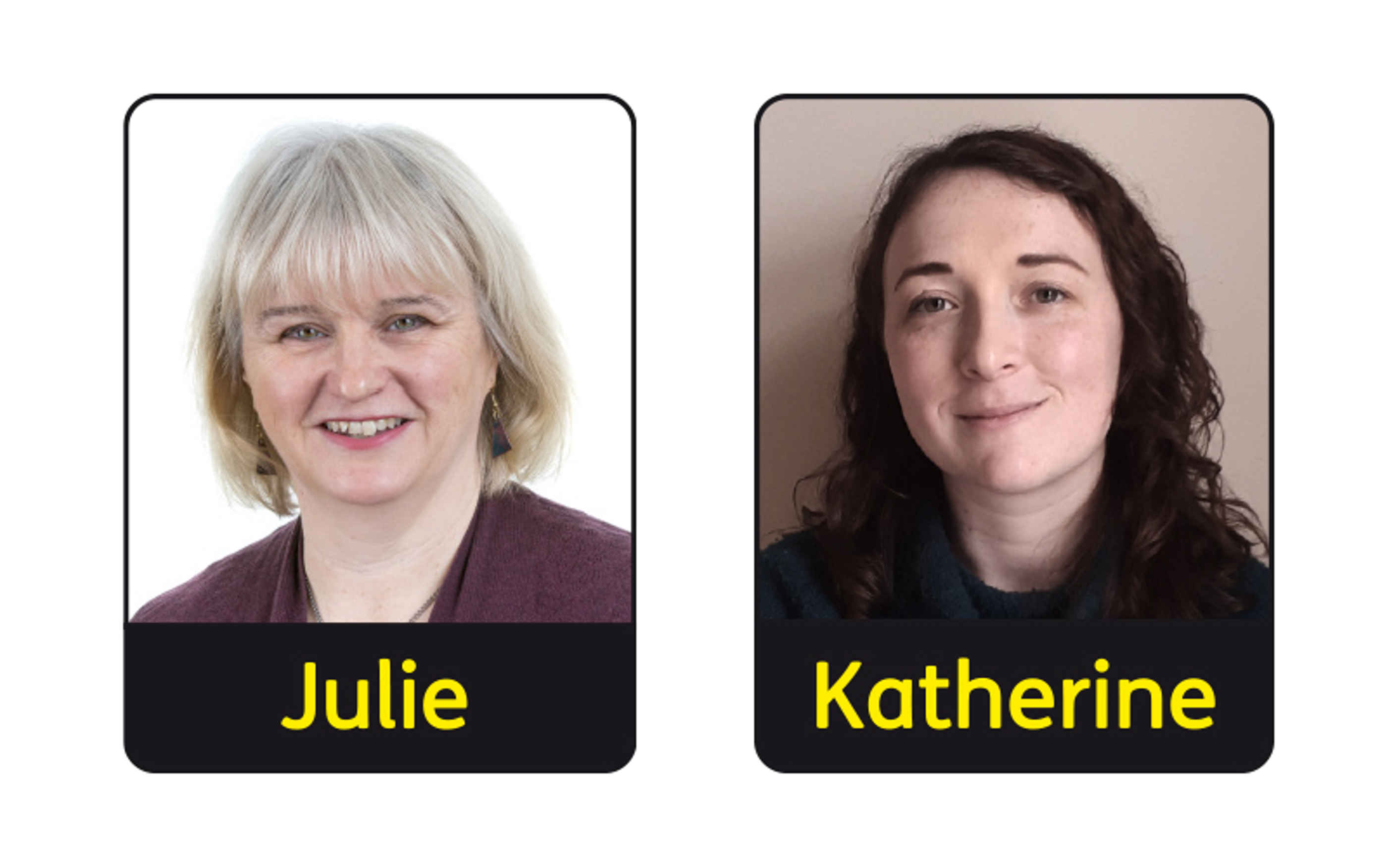 Headshots of Julie and Katherine from the Legacy team