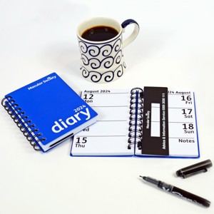 Blue Diary Flat Lay Amended&Cropped