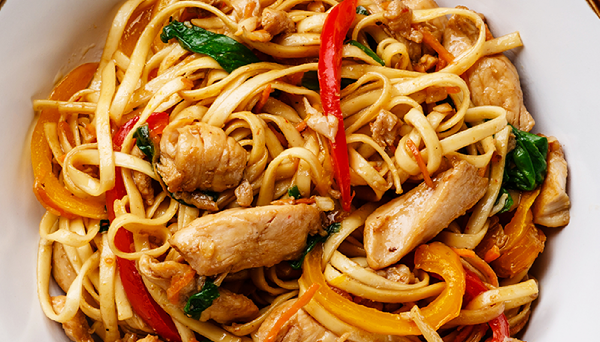 Chicken, kale and ginger stir fry primary image