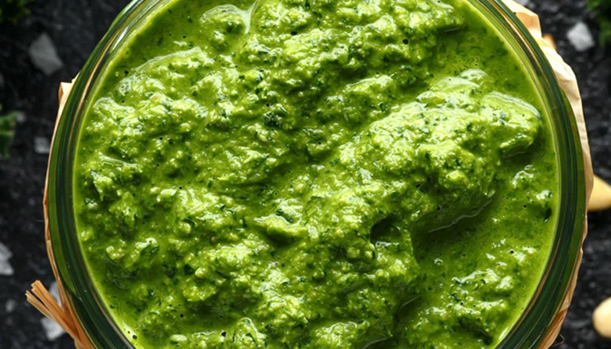 Kale nicoise with kale pesto primary image