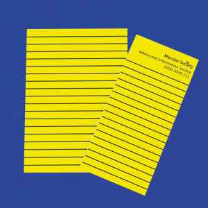 Picture of Bold lined writing pads - yellow