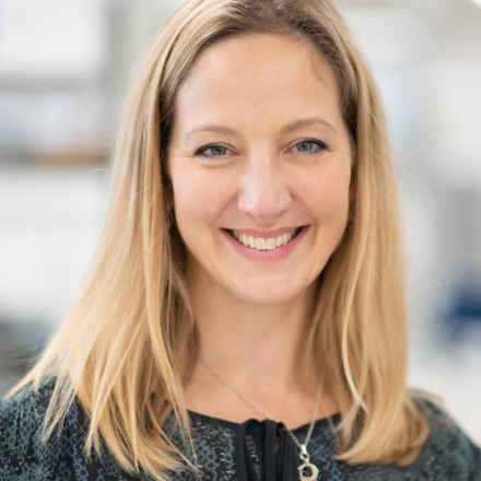 Rachael Pearson - Long blonde hair, smiling professional shot