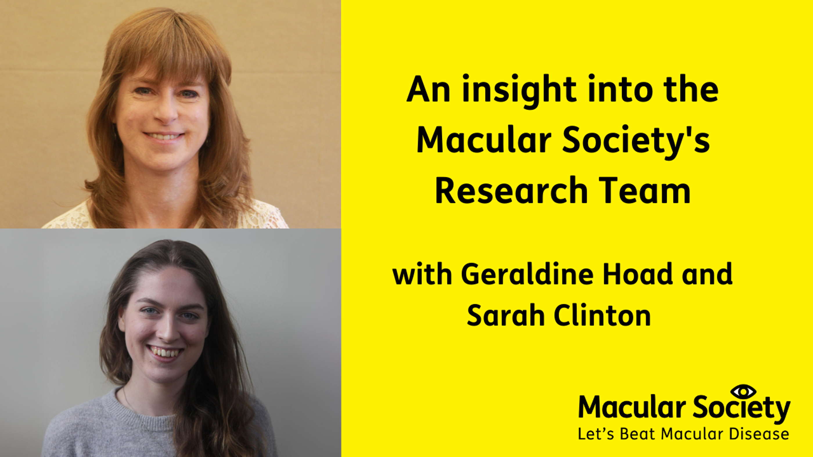 An insight into the Macular Society's Research team webinar