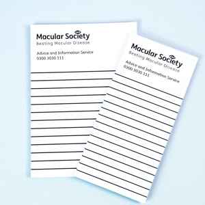 Picture of Bold lined writing pads - white