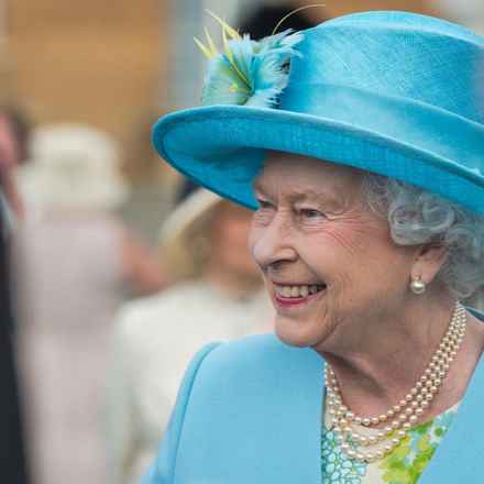 Queen Elizabeth II In Blue 2013